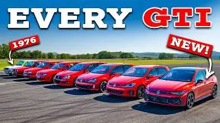 VW Golf GTI Generations DRAG RACE