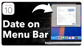 How To Show Date On Menu Bar Of Mac