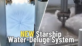 SpaceX Tested ‘Mega Steel Pancake’ Water Deluge System for Starship