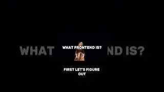 What is frontend? #coding #programming #trend #education #webdevelopment #frontend #engineering