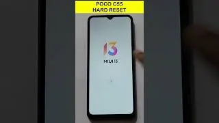 POCO C55 HARD RESET