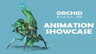 Orchid Drone V0 - Animations Showcase