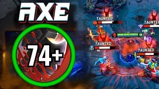 74 Stacks Culling Blade AXE Offlane 34Kills Insane HP Call Out Dota 2