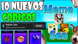 TODOS LOS CÓDIGOS DE MEME SEA EN SEPTIEMBRE 2024 - ROBLOX MEME SEA