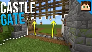 The CASTLE Gate/ ENTRANCE! [Minecraft Bedrock 1.20] +Tutorial