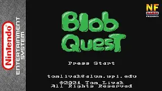 Blob Quest. NES [No Damage Walkthrough] - Famicom | Nintendo | Family Computer | Hyundai Comboy Game