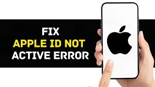 How to Fix This Apple ID is Not Active Error on iPhone | Apple ID is Not Active Fixed (2024)