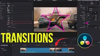 How to add Transitions in DaVinci resolve 2023 (Free)