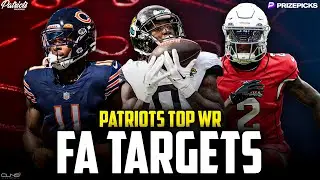 Top 5 WR TARGETS for Patriots in Free Agency - What Are The BEST Options?