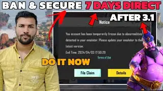 How to ban Bgmi id for 7 days Direct || bgmi 7 day ban trick || how to get 7 days ban in bgmi 3.1