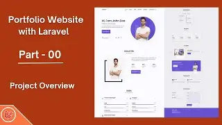 Laravel 12 : Portfolio Website App | project overview