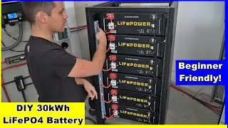 How to Build an EG4 30 kWh LiFePO4 Server Rack Battery