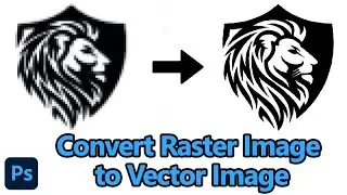 Convert Raster Image into Vector Image in Photoshop