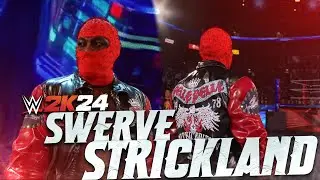 SWERVE STRICKLAND Entrance/GFX| New WWE 2K24 Mods