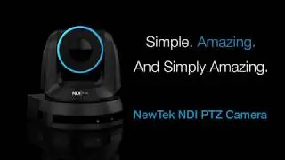 Introducing NewTek NDIHX-PTZ1 NDI PTZ Camera