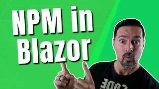 How to use NPM in Blazor