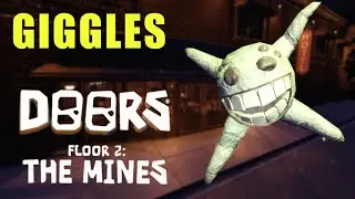 HOW TO SURVIVE GIGGLES IN DOORS ROBLOX(THE MINES UPDATE)