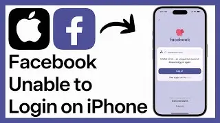 iPhone: How to Fix Facebook Unable to Login | An Unexpected Error Occurred 2025