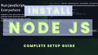 How to Download and Install NodeJS on Windows