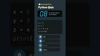 Python Quiz #02 Python Programming #shorts #python