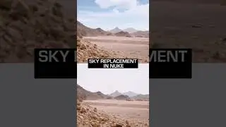 Sky Replacement in Nuke #vfx #shorts