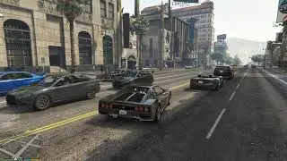 GTA: 5 - Random car crashes compilation