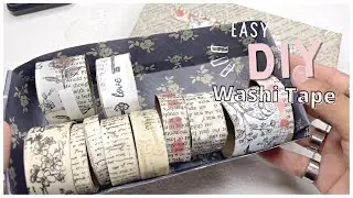 Easy DIY Washi Tapes You Can Make at Home (TUTORIAL) 