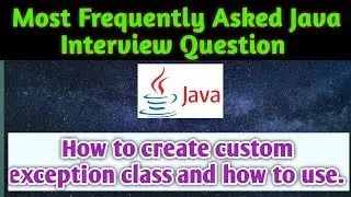 custom exception in java example || throw vs throws || Exception vs RunTimeException