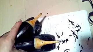 Реставрация ободранных каблуков