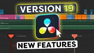 FREE & Paid NEW Features in Davinci Resolve 19