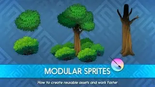 🔴[LIVE] How to make modular 2d game sprites