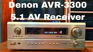 Denon AVR - 3300  5.1 AV Receiver Sound Test