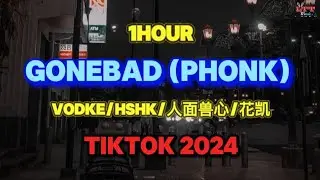 GoneBad (Phonk) - VodKe/HSHK/人面兽心/花凯 || Tiktok Remix 2024 抖音热播DJ【1Hour】Gone Bad (乡村Phonk)