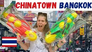 SONGKRAN SHOPPING IN CHINATOWN BANGKOK 🇹🇭