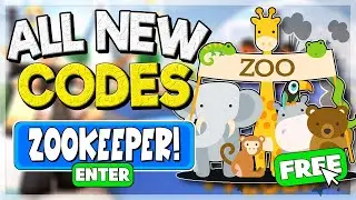 (2021) ALL *NEW UPDATE!?* [NEW ANIMALS] Zoo Tycoon 🐒 OP CODES!? ROBLOX