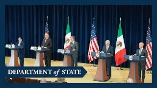 Secretary Blinken holds a U.S.-Mexico High-Level Security Dialogue joint press availability