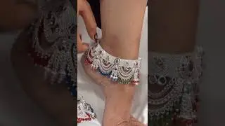New designer silver dulhan Payal with 65% discount on instant order #ytshorts
