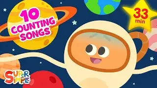 8 Little Planets | STEM Counting Song for Kids | Super Simple Songs