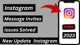 Instagram invite sent problem / Instagram Invitation sent problem / instagram invite to chat problem