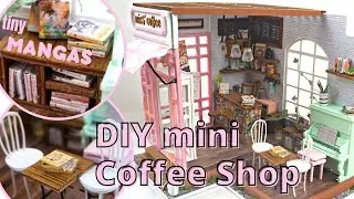 DIY Dollhouse Kit Coffee Shop - Otaku Manga Cafe