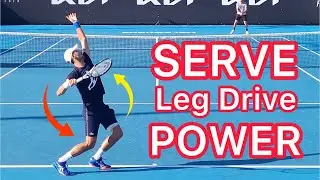 How To Get Serve Power From Your Legs (Tennis Technique Explained)