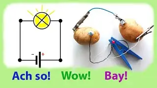 Batterie aus Kartoffeln oder Äpfeln Battery made of potatoes or apples (2020)