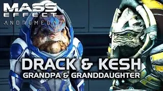 Mass Effect Andromeda - Drack & Kesh, Grandpa & Granddaughter