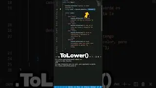 Ignora mayúsculas y minúsculas con .ToLower C#