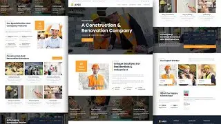 How to Create Industrial Website using HTML CSS & JS Download 100% Free Source Code #websitetemplate