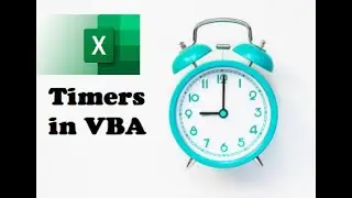 023. How to use TIMER in VBA to run a MACRO at a Constant INTERVAL of TIME (and how to stop it)