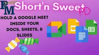 Hold a Google Meet inside Docs, Sheets & Slides