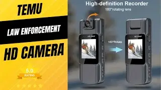 Unboxing the Temu Portable HD 1080P Law Enforcement Camera! |