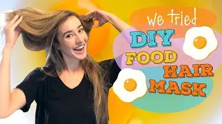 We Tried a DIY Egg Hair Mask to Fix Damaged Hair | Homemade 3-Ingredient Hair Mask Recipe Review