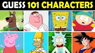 Guess the 101 Cartoon Characters